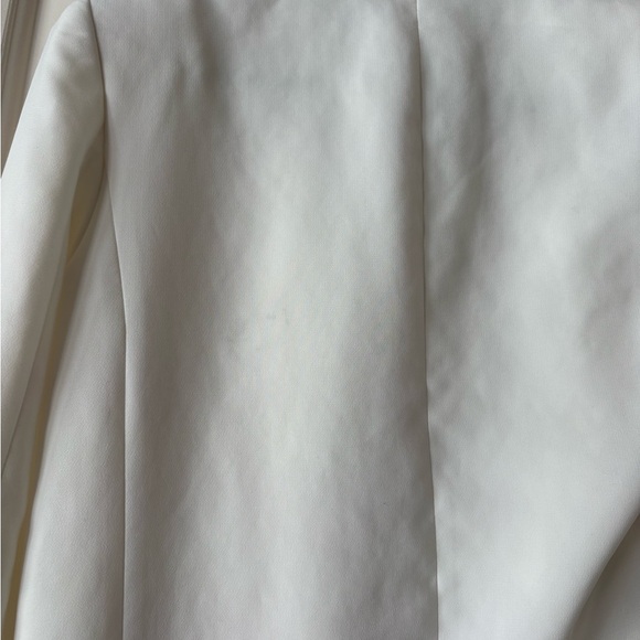 Zara Women's Ivory Blazer with Rolled Sleeves - Picture 3 of 3